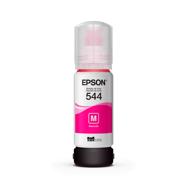 Kit Refil de Tinta Epson Original T544 Preto, Ciano, Magenta, Amarelo T544520